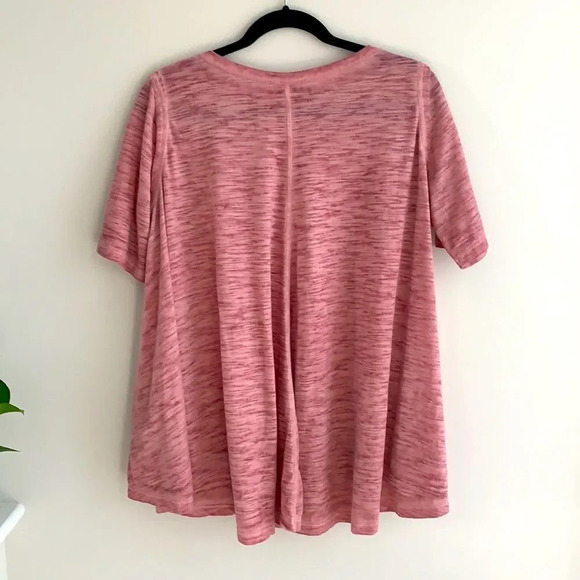 Umgee Drapey Blouse Rose Pink Basic Essential Tshirt Barbie Cottagecore - Picture 5 of 5